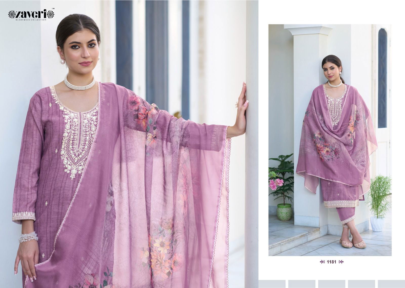 Mirza By Zaveri Designer Readymade Suits Catalog
